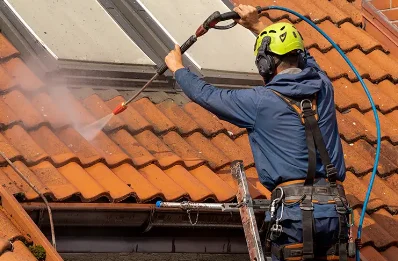 Démoussage et hydrofuge de toiture à Jauzé